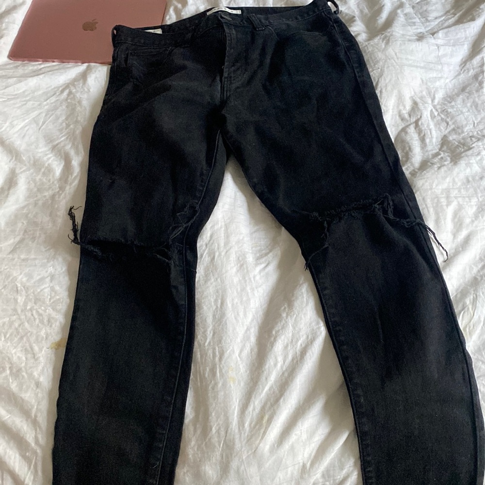 Pacsun black ripped jeans